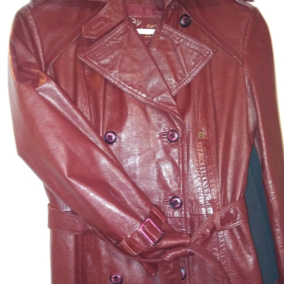 Etienne Aigner Vintage Leather Jacket - Picture 1 of 8